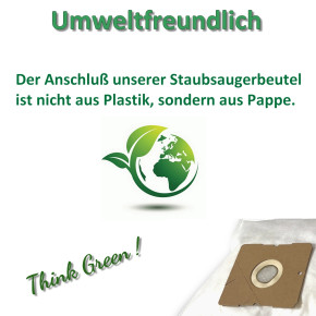 10 Staubsaugerbeutel für Elta CS-H3601E-1