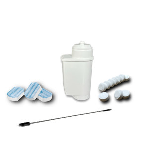 Siemens EQ.Series Pflegeset - Entkalkungstabletten, Reinigungstabletten, Wasserfilter, Bürste